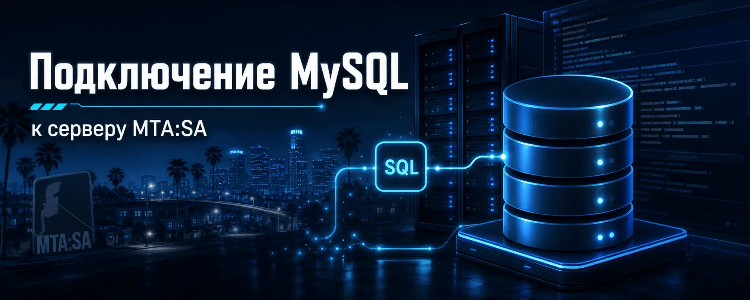 Подключение MySQL к серверу MTA:SA — настройка базы данных