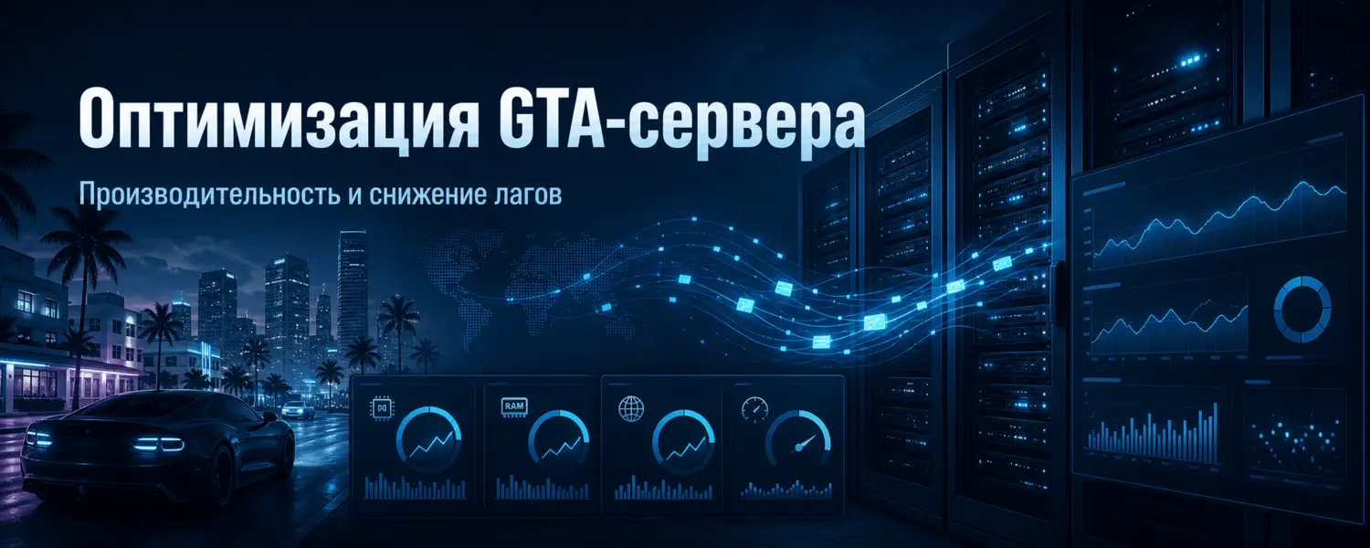 Как повысить производительность GTA-сервера: оптимизация и снижение задержек