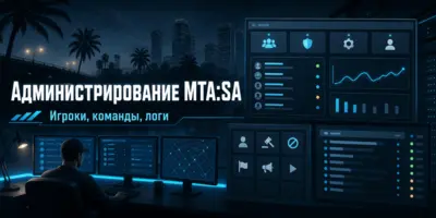Администрирование MTA:SA — игроки, команды, логи и ресурсы