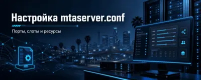 Настройка mtaserver.conf MTA:SA — порты, слоты и ресурсы