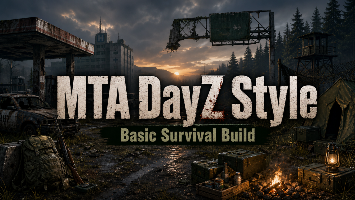 MTA DayZ Style - скачать готовую survival сборку для MTA